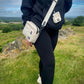 Pebble Stone Dog Walking Bag with Mini Treat Pouch